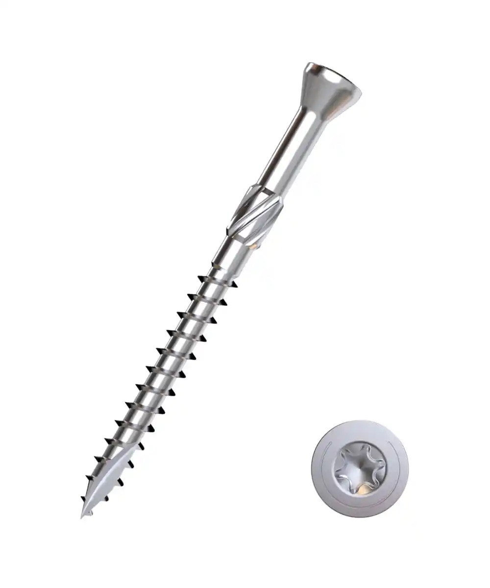 Bild 1 von Connex Terrassenschrauben 5,0 x 50 mm, TX 25, 150 Stück, Edelstahl C1