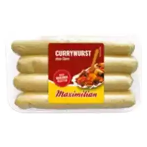 Maximilian Currywurst ohne Darm