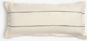 Zierkissen KLOKKELYNG 30x70 natur/braun