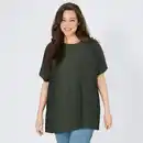 Bild 1 von Damen-T-Shirt aus Baumwolle, große Größen