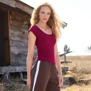 Damen-T-Shirt mit hohem Modal-Anteil
