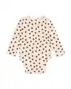 Bild 4 von Mitwachsender Newborn-Wickelstrampler mit Herzchen ecru