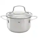 Bild 1 von Homeware Profession. Kochtopf, Edelstahl, Metall, Glas, 1 L, konisch, 8.5 cm, Lfgb, Messskala, backofengeeignet, Kochen, Töpfe, Kochtöpfe