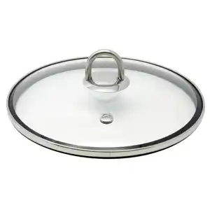 ELO Topfdeckel Protection+, Glas, rund, 35.5x13x29 cm, mit Dampfablass, Silikonring, Kochen, Töpfe, Topfdeckel