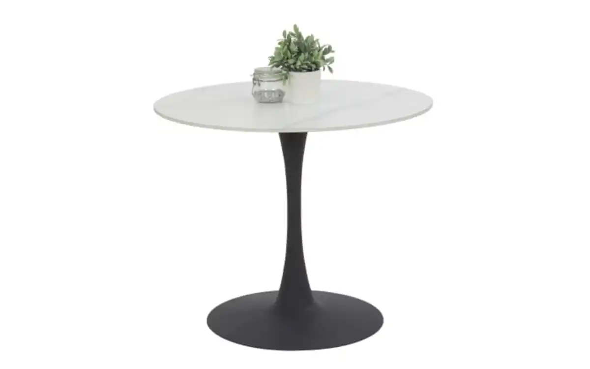 Bild 1 von Esstisch Paola I, Marmor Nachbildung/weiß