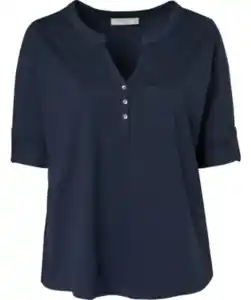 Shirt aus Baumwolle, dunkelblau