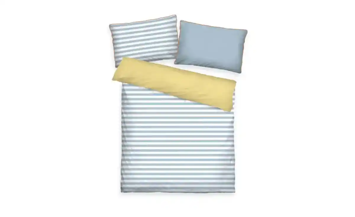 Bild 1 von Tom Tailor Bettwäsche-Set Stripes with a Kick Sky Blue & Light Lemon