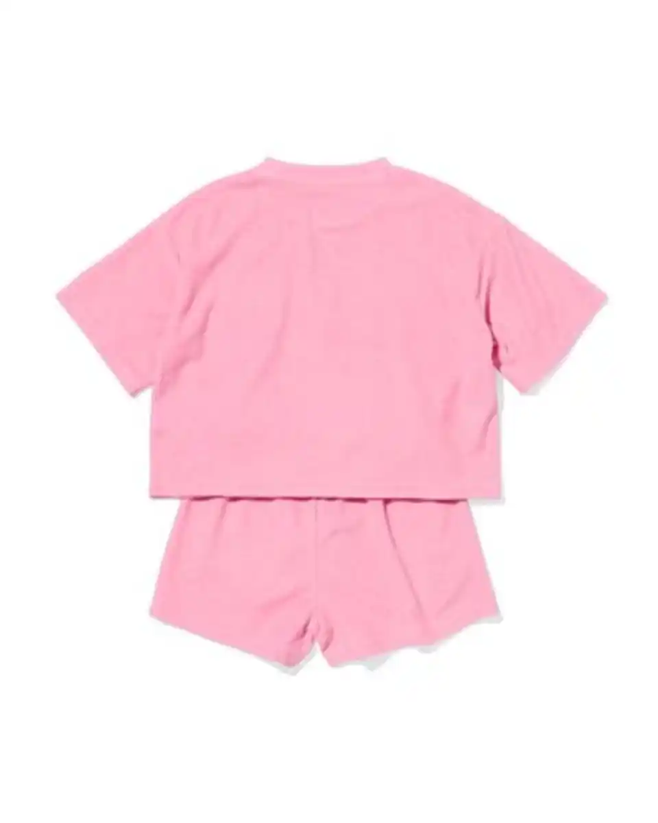 Bild 4 von Kinder-Kurzpyjama aus Frottee, Croissant rosa