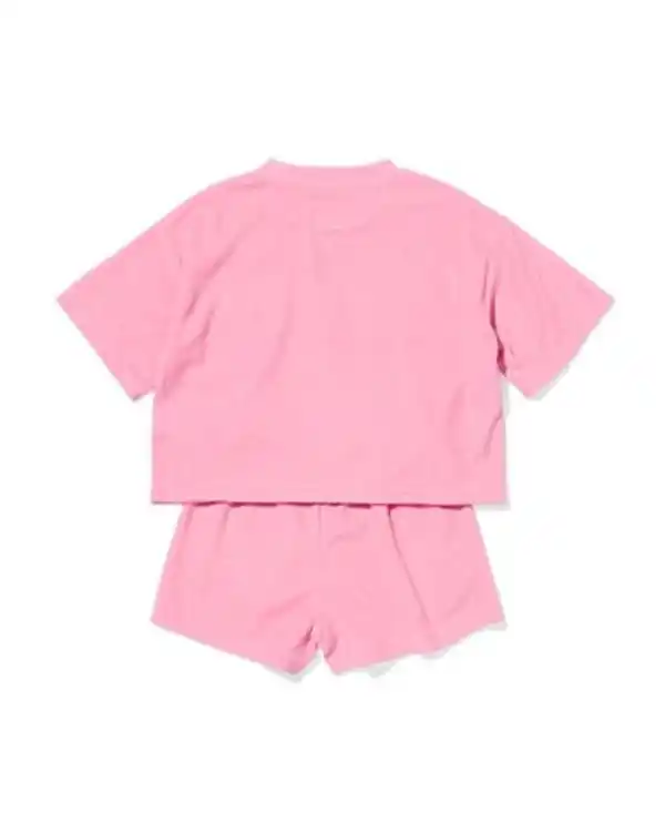 Bild 4 von Kinder-Kurzpyjama aus Frottee, Croissant rosa
