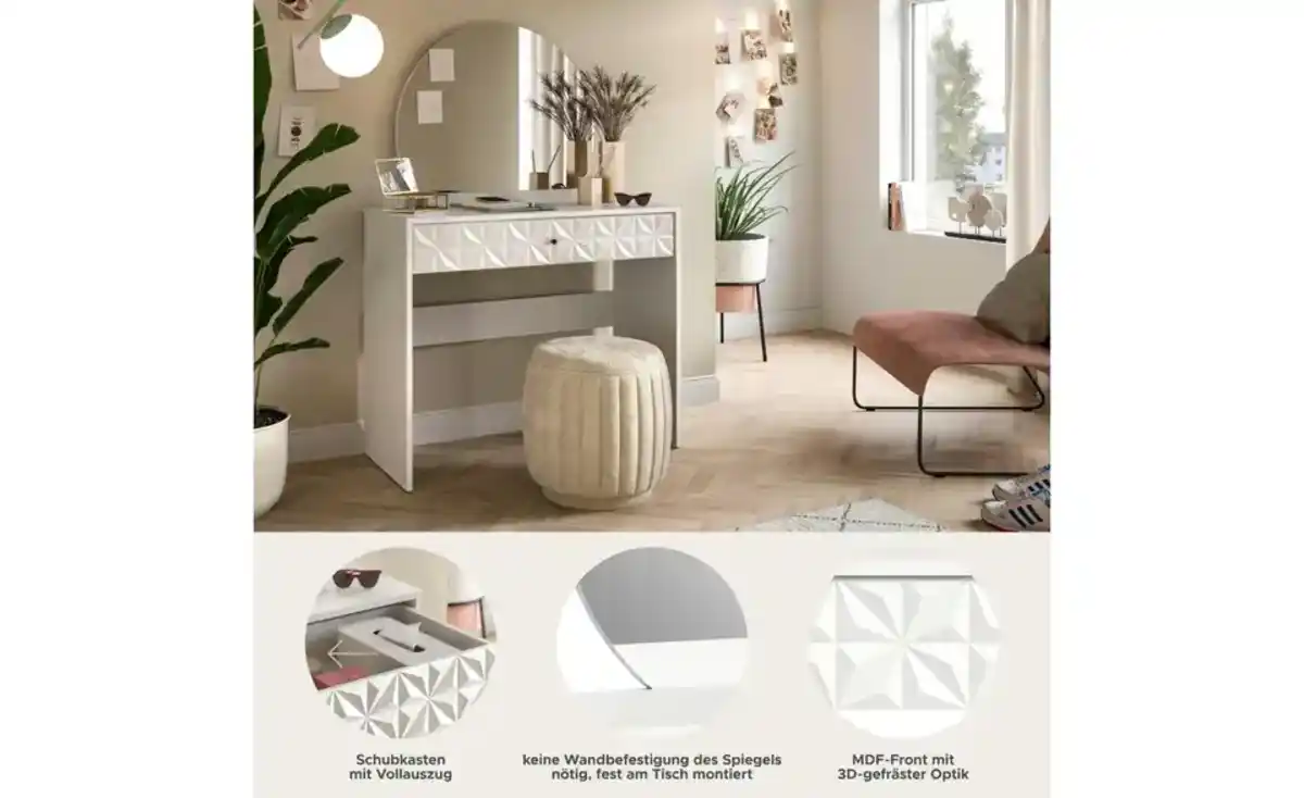 Bild 4 von Schminktisch mit Spiegel