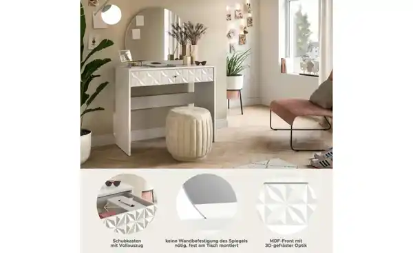 Bild 4 von Schminktisch mit Spiegel