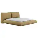 Bild 1 von Belluti Polsterbett Fluffy, Goldbraun, Textil, 180x200 cm, gepolstertes Kopfteil, Stoffauswahl, in verschiedenen Größen erhältlich, Schlafzimmer, Betten, Polsterbetten