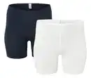 Bild 1 von 2 Radler-Shorts, weiß und dunkelblau