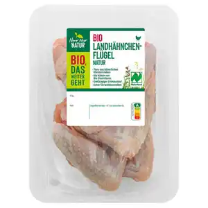 NUR NUR NATUR Bio-Landhähnchen Flügel 350 g, Natur