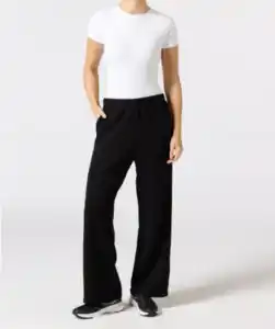 Jogginghose mit Streifen, schwarz