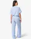 Bild 4 von Damen-Pyjamahose aus Seersucker, gestreift blau