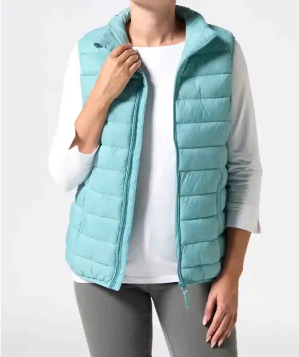 Bild 1 von Mintgrüne Steppweste, mintgrün