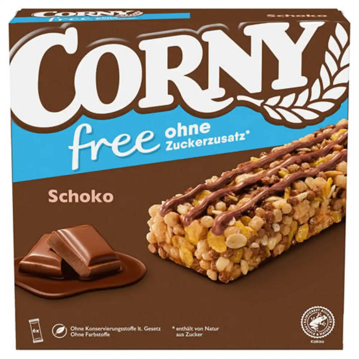 Bild 1 von CORNY Müsli-Riegel 120 g, Schoko light