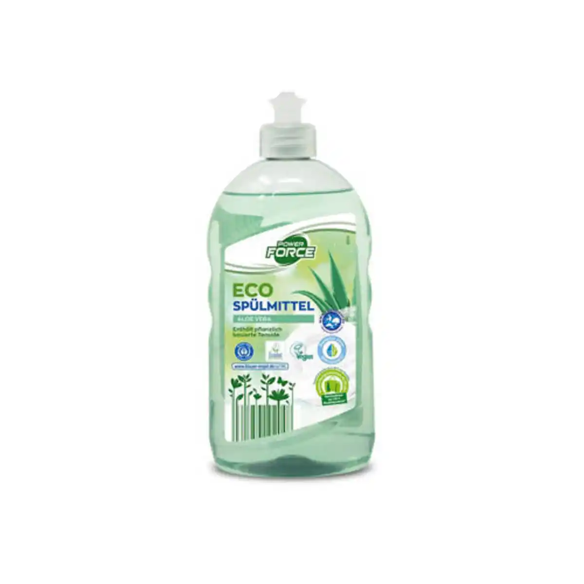 Bild 1 von POWER FORCE Öko Geschirrspülmittel 500 ml, Aloe Vera