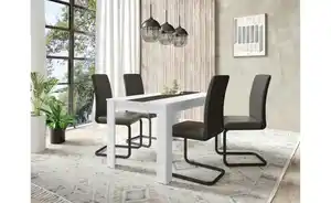 by Living Esstisch mit Kontrasteinlage Nori