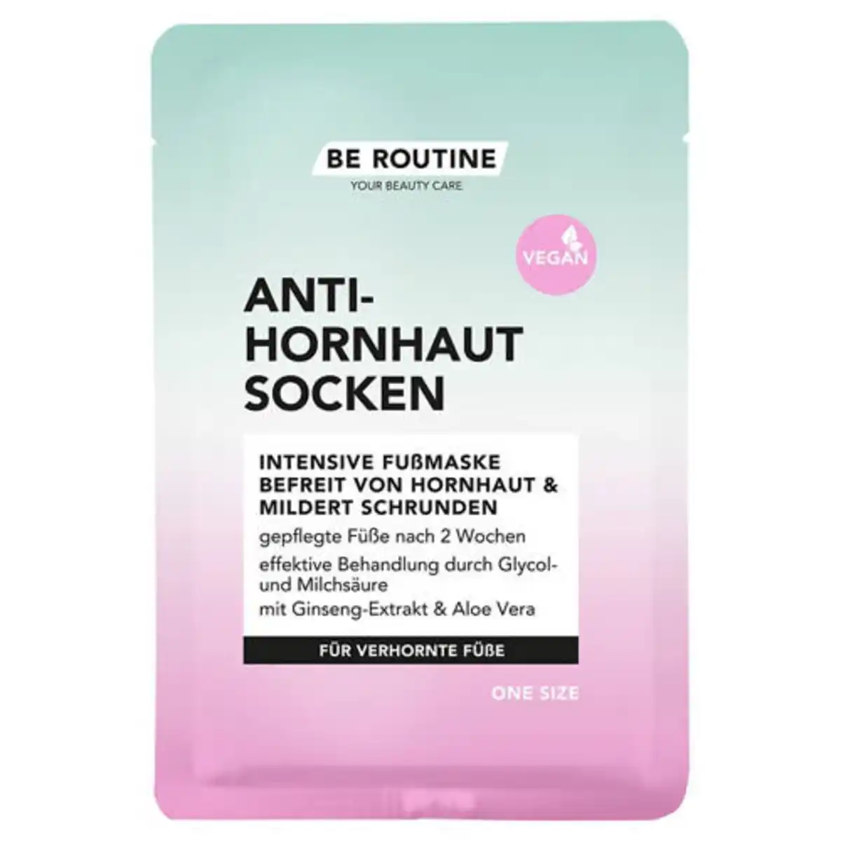 Bild 1 von #BE ROUTINE Fußpflege, Anti Hornhaut Socke