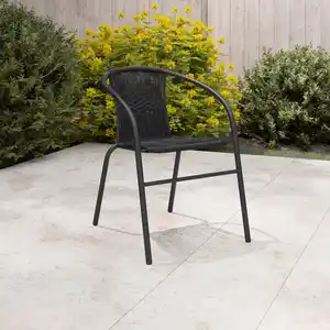 Gartenstuhl Amora 1 Schwarz, Schwarz