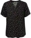 Bild 1 von Gepunktete Bluse, schwarz/weiß