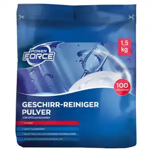 POWER FORCE Geschirr-Reinigungspulver 1,5 kg