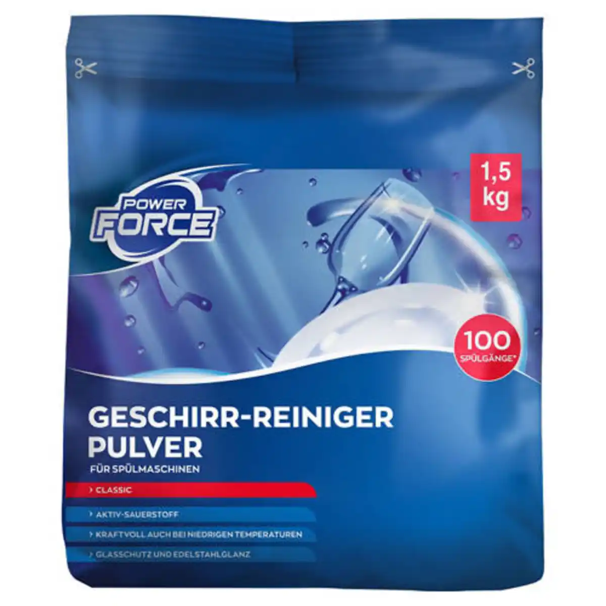 Bild 1 von POWER FORCE Geschirr-Reinigungspulver 1,5 kg