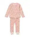 Bild 1 von Kinderpyjama, gerippt, mit Blumen multifarbe