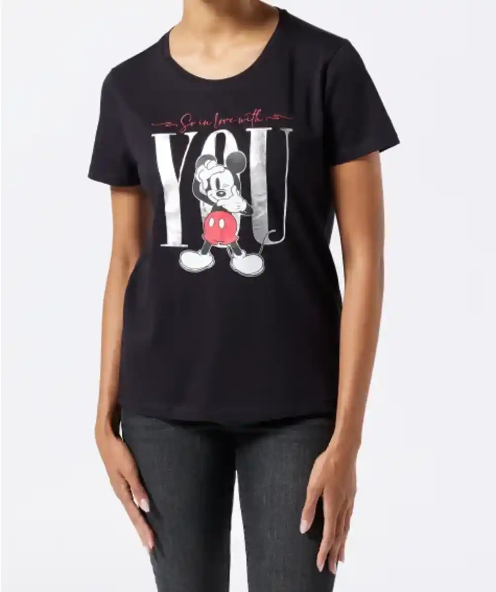 Bild 1 von Mickey Mouse T-Shirt, schwarz