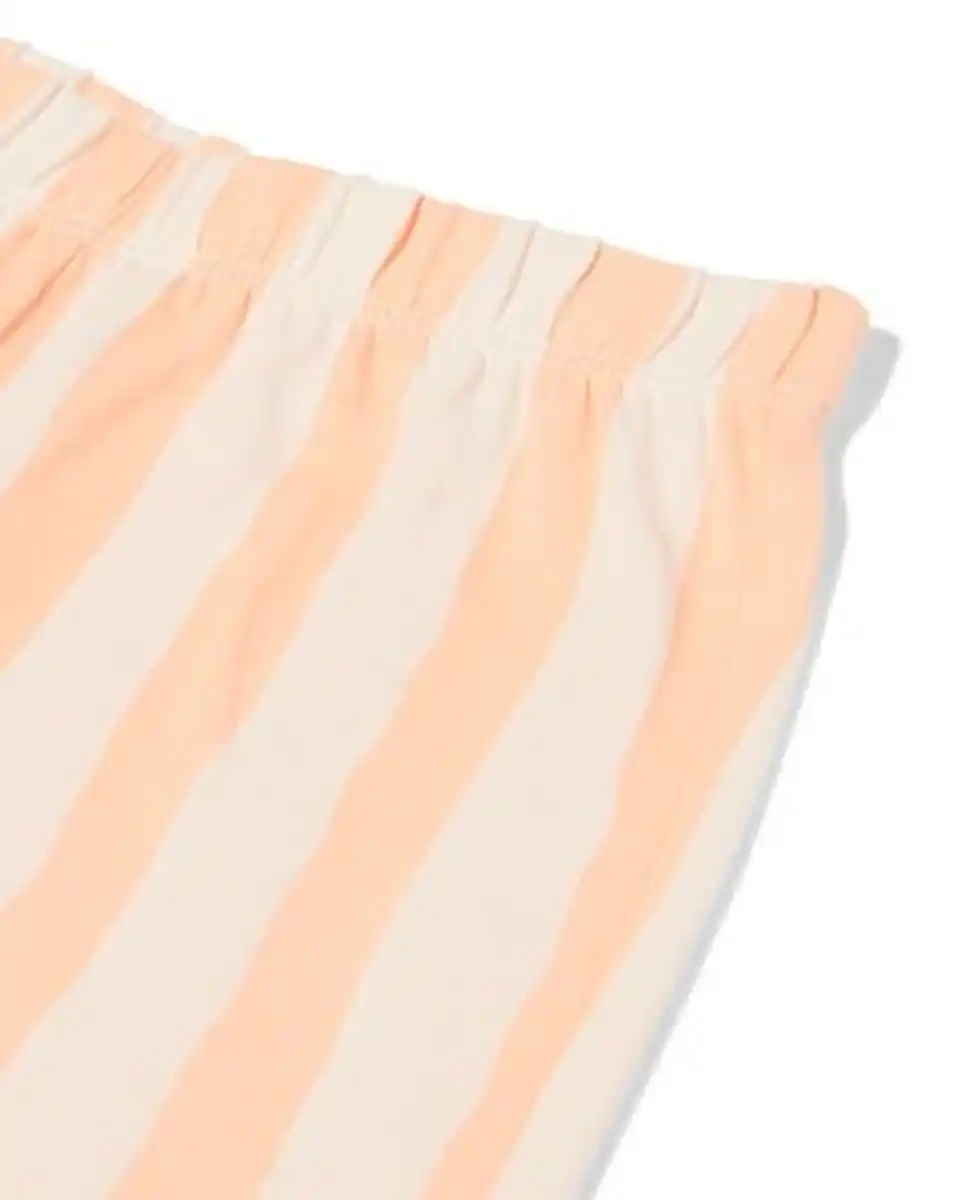 Bild 3 von Baby-Kurz-Pyjama mit Streifen pfirsich