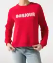 Bild 1 von Sweatshirt mit Schriftzug, rot