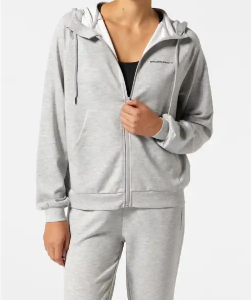 Bild 1 von Melangefarbene Sportjacke, grau melange