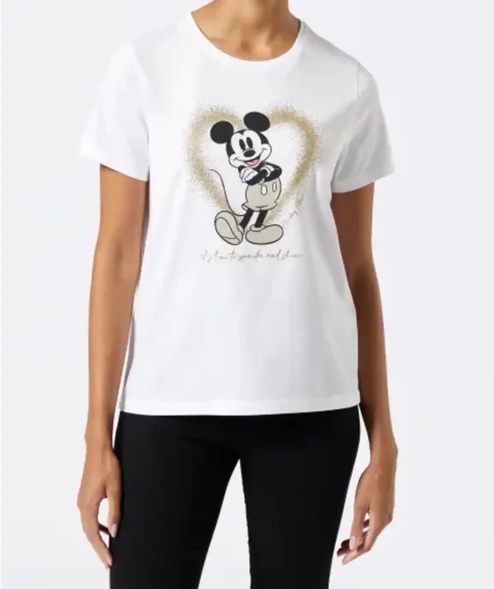 Bild 1 von Mickey Mouse T-Shirt, weiß