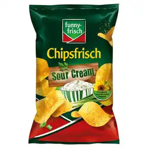 FUNNY FRISCH Chipsfrisch 150 g, Sour Cream & Wild Onion