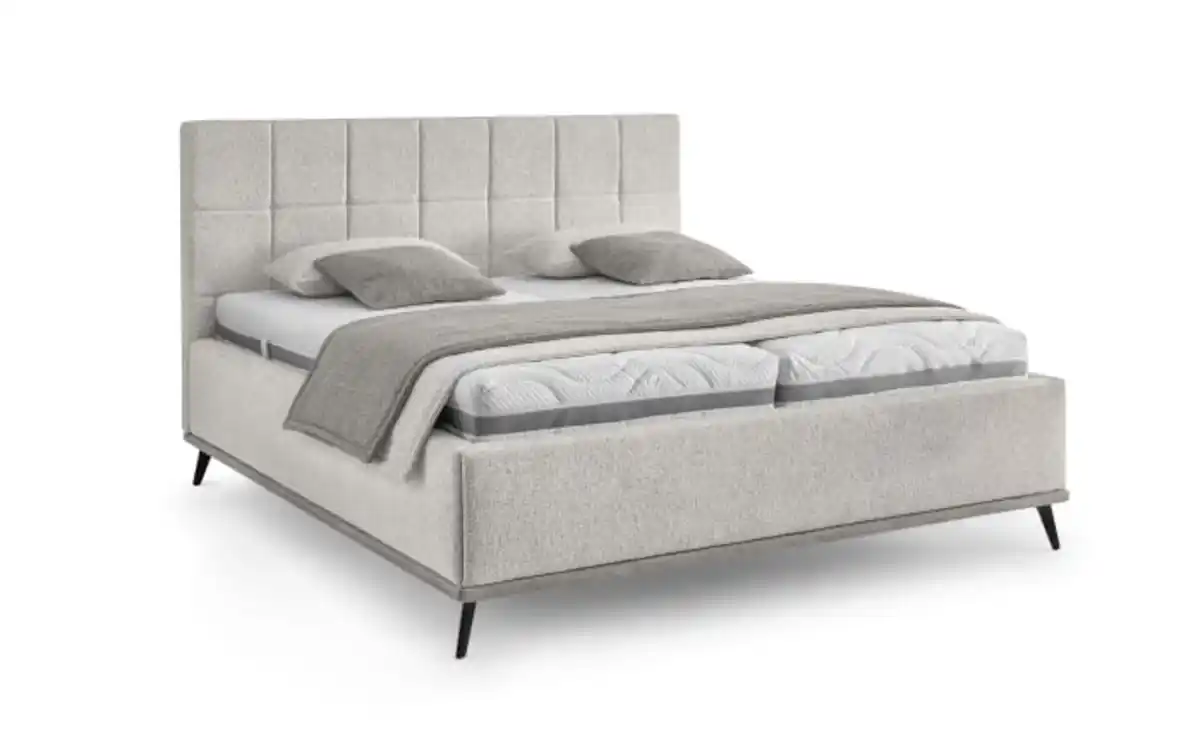 Bild 3 von Polsterbett Stamford, grau, inkl. Bettkasten