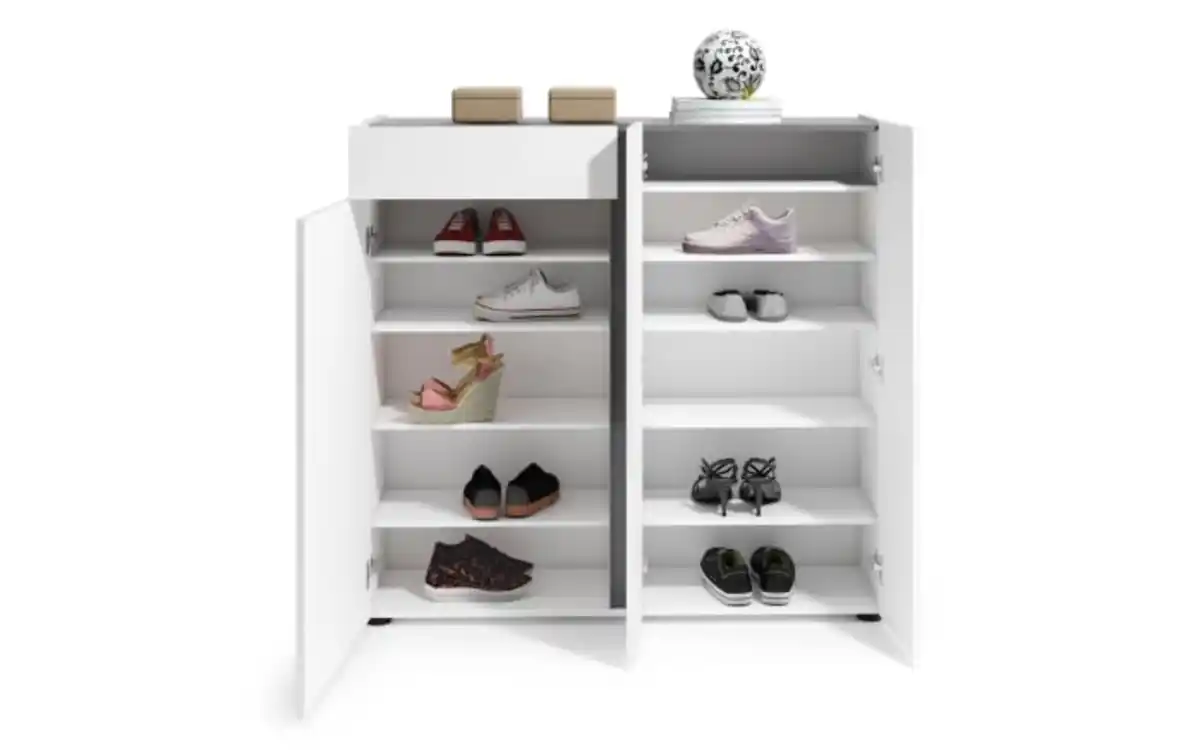 Bild 4 von Kitaly - Schuhschrank II Atrium, weiß, 120 x 115 cm