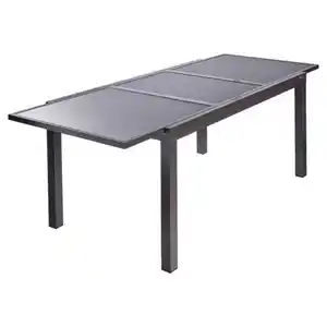 BELAVI Aluminium Glas Ausziehtisch