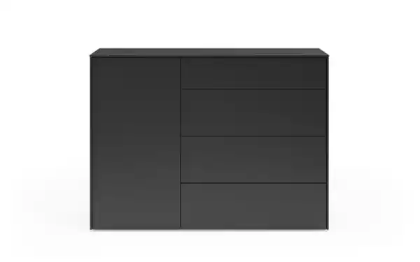 Bild 2 von set one by Musterring - Kommode 131 Riverside, schwarz, inkl. Softclose Funktion