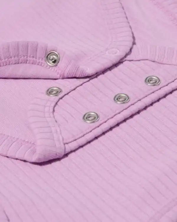 Bild 4 von Baby-Strampler LENZING™ ECOVERO™, gerippt – 2 Stück lila