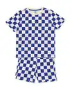Bild 1 von Kinder-Kurzpyjama Farbkontrast blau