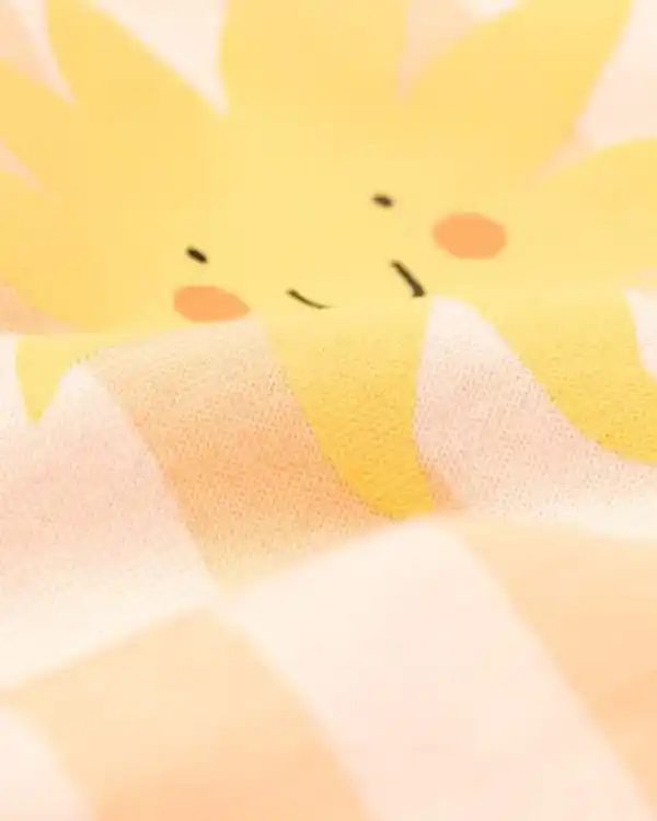 Bild 4 von Baby-Kurz-Pyjama mit Streifen pfirsich