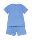 Bild 2 von Baby-Pyjama aus Frottee blau