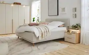 Duo Collection - Polsterbett Delphi, beige, 180 x 200 cm