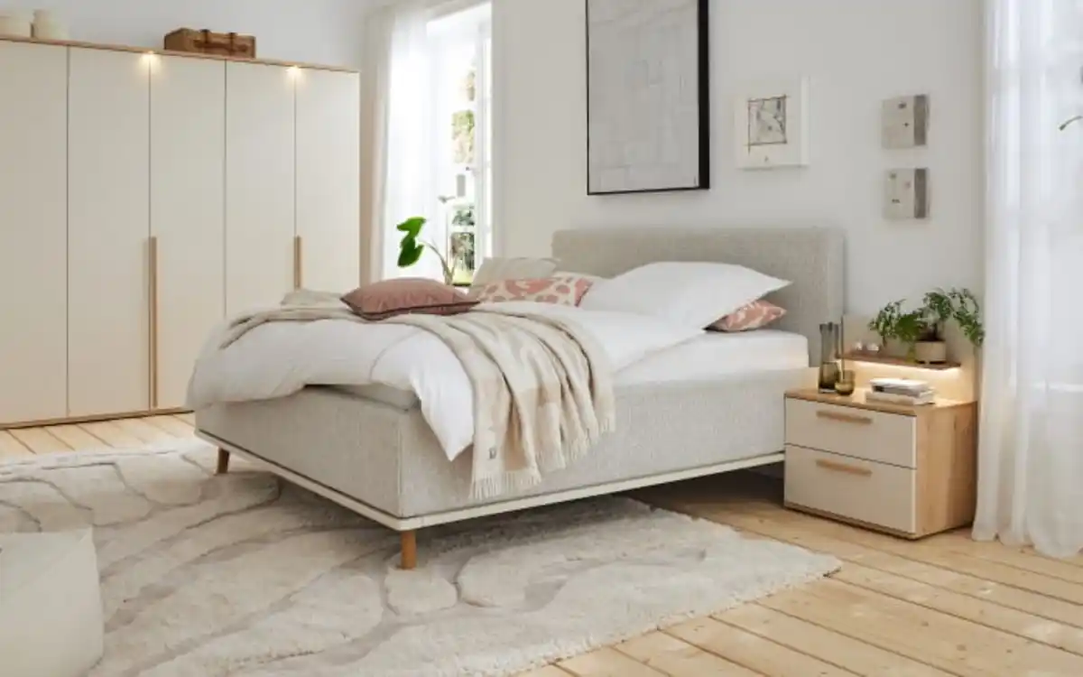 Bild 1 von Duo Collection - Polsterbett Delphi, beige, 180 x 200 cm