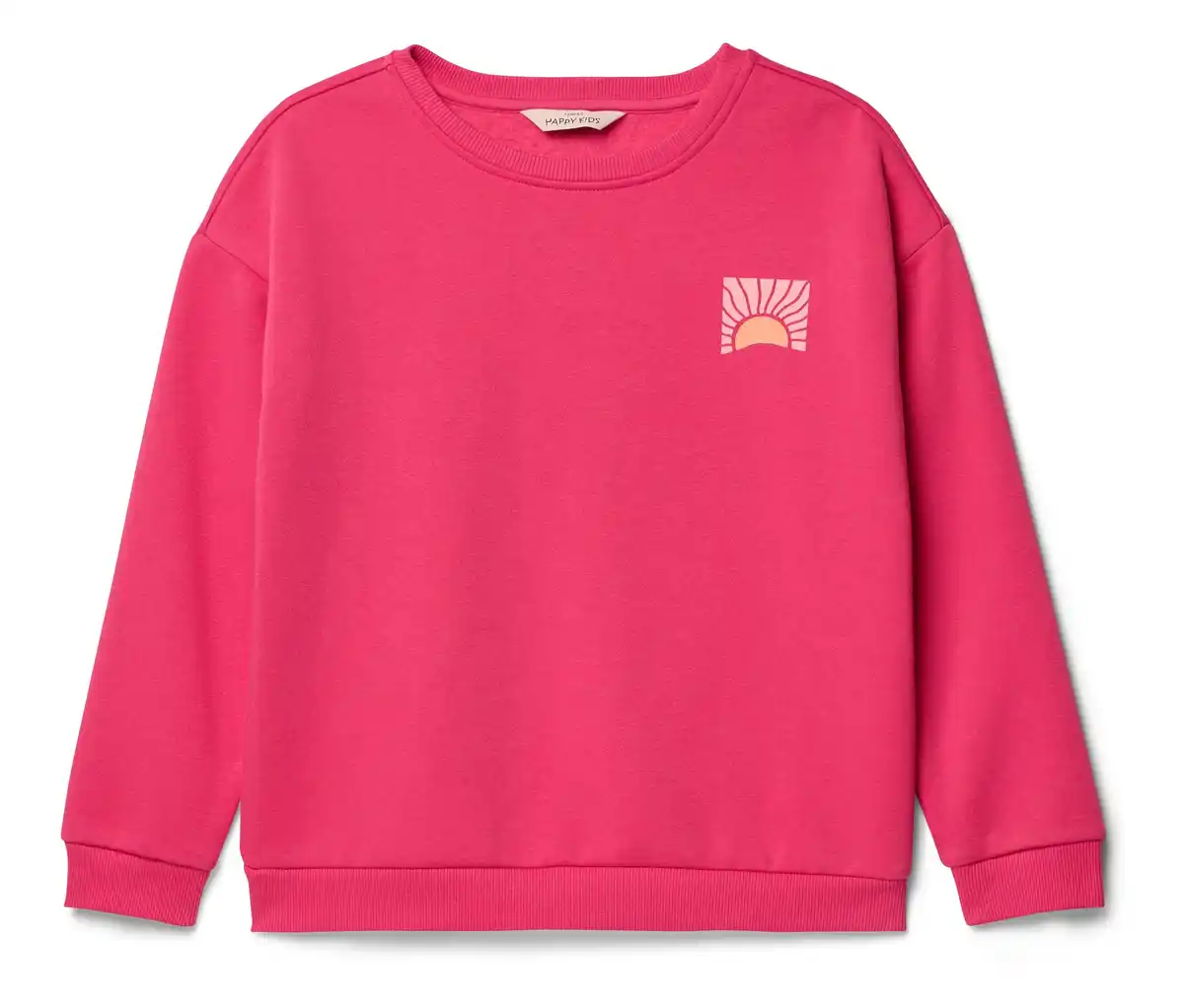 Bild 1 von Kinder-Sweatshirt mit überschnittenen Schultern, rot