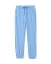 Bild 2 von Damen-Pyjamahose aus Jersey blau