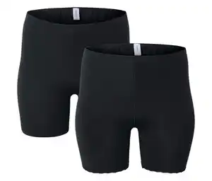 2 Radler-Shorts, schwarz