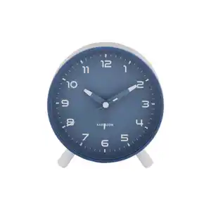 Karlsson Wecker Orgullo, Blau, Metall, 5x8.5x8.5 cm, Weckfunktion, Dekoration, Uhren, Wecker